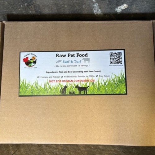 Raw Surf and Turf Pet Food - 12 lbs Raw Surf and Turf Pet Food - 12 lbs